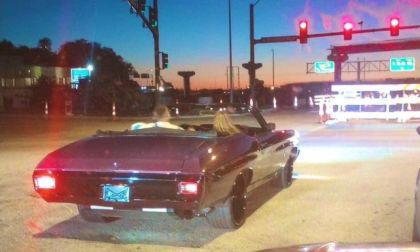 Travis and Taylor in his 1970 Chevrolet Chevelle SS