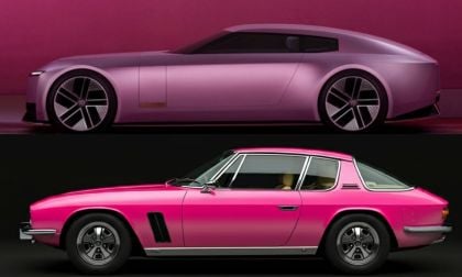 Gemini generated image contrasting Jaguar 00 with Jensen Interceptor