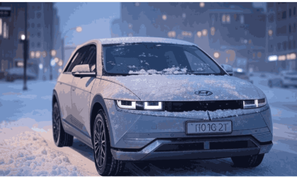 Hyundai Iconiq 5 in winter cold