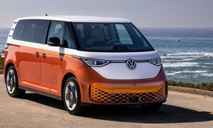 Orange Volkswagen ID. Buzz