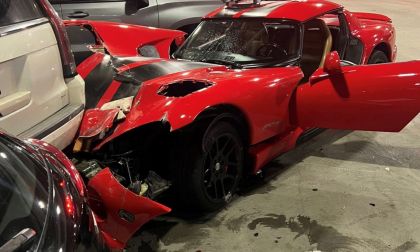 1994 Dodge Viper R/T10 crashed by a valet driver