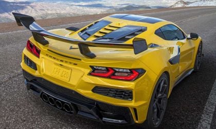 Yellow C8 Corvette ZR1