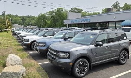 Ford dealer lot has ample Bronco Sport and Bronco inventory