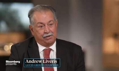 Image showing Lucid Group Chairman Andrew Liveris during his interview with David Rubenstein