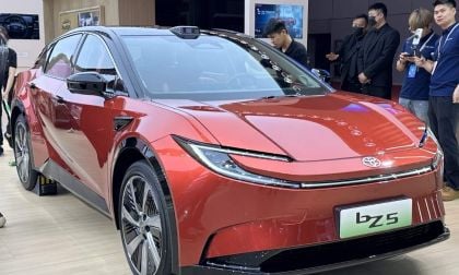 Toyota bZ5 prototype developed jointly with BYD. 