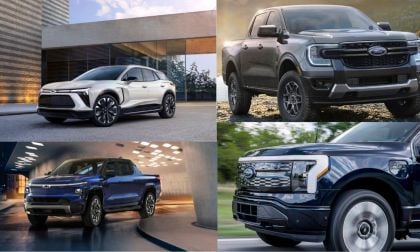 Chevy Blazer EV, Silverado EV, Ford Ranger, and Ford F-150 Lightning EV