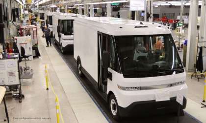 BrightDrop EV Delivery Vehicles at CAMI Plant