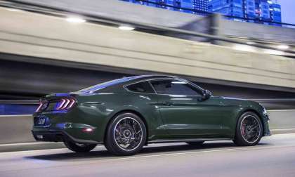 2019 Ford Mustang Bullitt side view, Ford Mustang lineup, Ford Mustang history and Bullitt, best performance cars