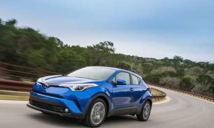 2018 Toyota C-HR crossover outsells what cars?