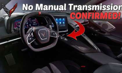 C8 Corvette Interior, no manual transmission is confirmed by Chevrolet