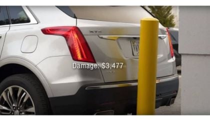 Cadillac XT5 carsh test