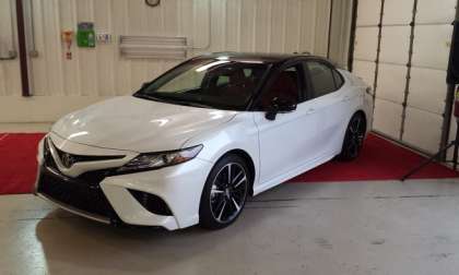 V6 Toyota Camry outsells what cars?