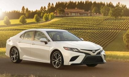 Toyota with blizzard pearl paint