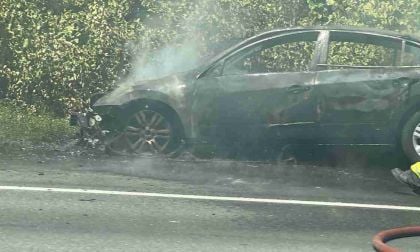 Vehicle fire image by John Goreham