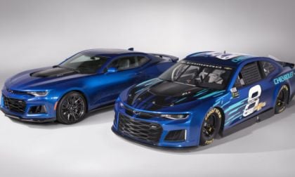 2018 NASCAR Camaro ZL1 with the road car