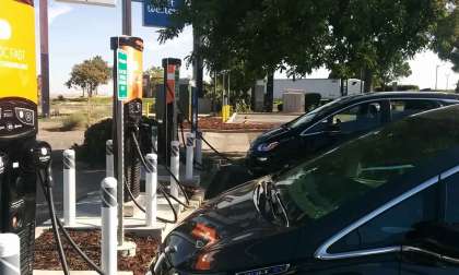 Chevy Bolt Electric Vehicles at Chargepoint