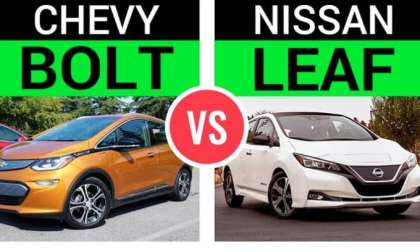 Chevy Bolt vs 2018 Nissan Leaf