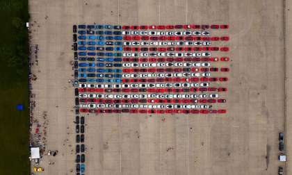 Chevrolet Corvettes Form a Flag for America's 250th Anniversary