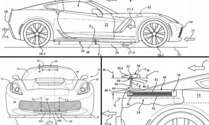 Corvette Active Aero Patent Drawings