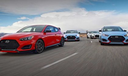 Hyundai Veloster N on track