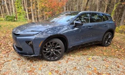 2026 Toyota Crown Signia looks like a wagon in a rural setting with fall foliage