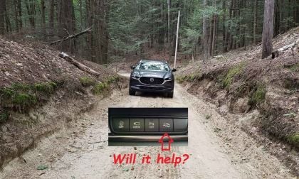 Image of Mazda CX-30 in off-road mode by John Goreham