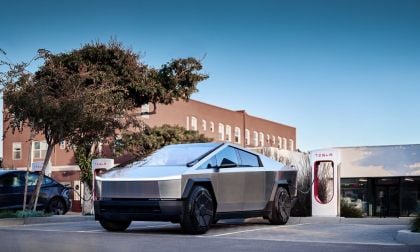 Image of Cybertruck at Supercharger courtesy of Tesla, Inc. 