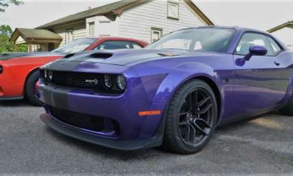 Two Dodge Challenger Hellcats