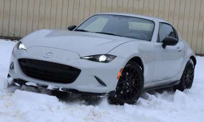 2017 MX-5 in the snow