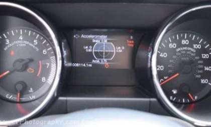 2016 Ford Mustang GT gauges