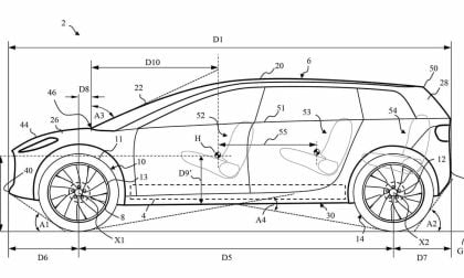 Dyson electric suv patent drawing