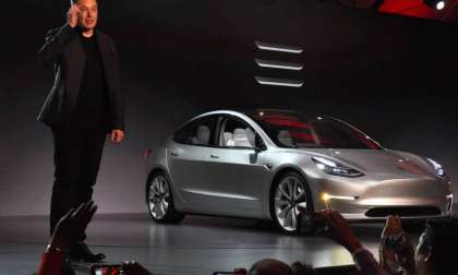 Elon Musk and Tesla Model 3