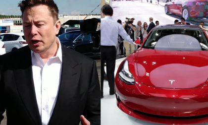 Elon Musk and Tesla Model 3 in China