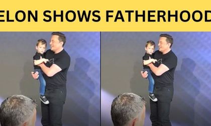 Elon Musk Shows Fatherhood in Action at Tesla Shareholder Meeting