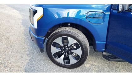 Ford F-150 Lightning tire image by John Goreham