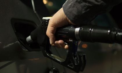 Filling up a Toyota Prius with gas