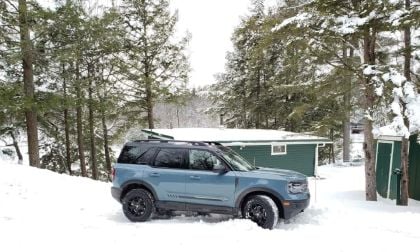 Image of Ford bronco Sport in Snow by John Goreham