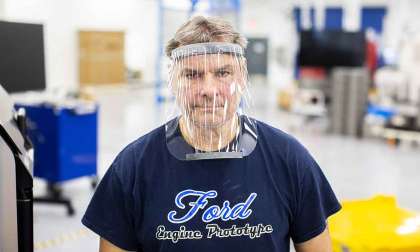 Ford manufacturing medical face shield