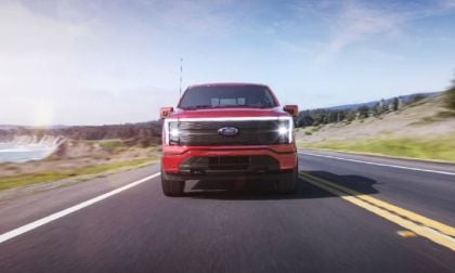 F-150 Lightning dynamic shot