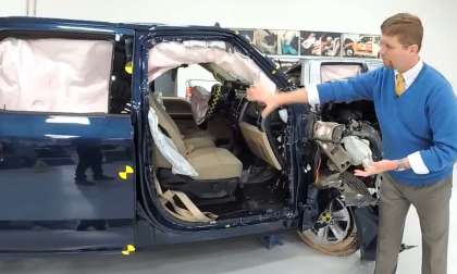 Ford's F-150 scored Good on IIHS test.