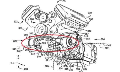 Ford hybrid V8 AWD Patent Image