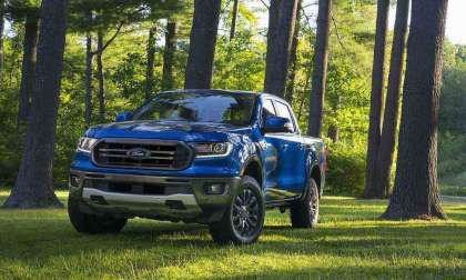 Blue Ford Ranger 2020
