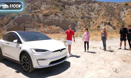 Mr. Beast Posts FIRST Video On X - Showing a $100,000 Tesla Driving Itself