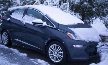Frozen Chevy Bolt EV, unplugged Chevy Bolt in the cold, Chevy Bolt EV Internal Battery Temperature