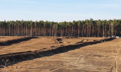 Giga Berlin Construction by Tesla in Grunheide