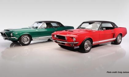 Green Hornet and Little Red Shelby Mustang cars restored