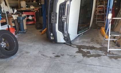 Honda Ridgeline Falls Off Lift During Repair Because Everyone Has a Bad Day Sometimes