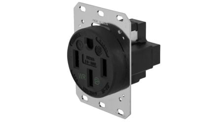 Hubbell Electric Vehicle Charger-rated NEMA 14-50R Receptacle