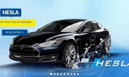 Hydrogen powered tesla model s