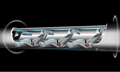 Hyperloop, courtesy of Tesla Inc.